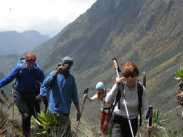 Hiking Rwenzori mountains